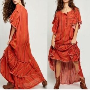 Free People Boho Maxi Dress